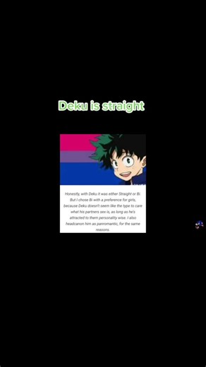 Deku is straight #straight #fyp #mha #deku
