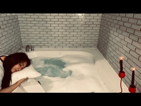 Fall asleep like never before! - Took a long nap in the bathroom listening to bubbly Jacuzzi sounds