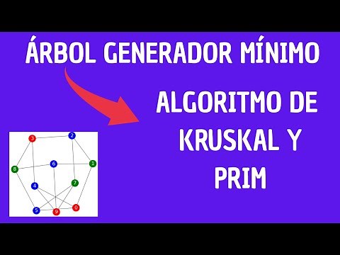 ÁRBOL GENERADOR MÍNIMO (PRIM - KRUSKAL)