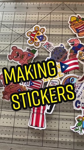 DIY Puerto Rico Stickers Tutorial