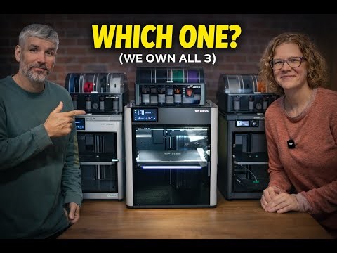 H2S vs X1C vs P1S — We Own All 3 (Early Comparison)