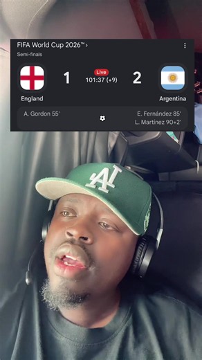 Argentina 2-1 England — World Cup 2026 Semi Final Result