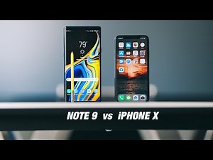 Samsung Galaxy NOTE 9 vs iPhone X - Battle of the $1000+ SMARTPHONES