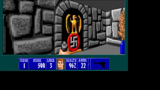 德军总部3D（Wolfenstein 3D）最高难度通关（持续更新中）