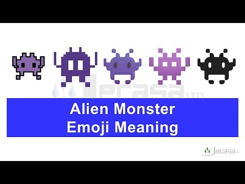 Alien Monster Emoji 👾 Meaning | Learning Emojis