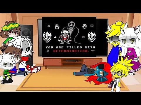 Undertale react to Last Breath Sans fight