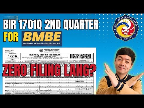 1701Q 2nd quarter 2025 : How to File 1701Q using eBIR Online for BMBE | EASIEST WAY - ZERO TAX!