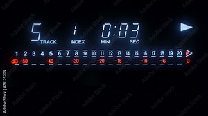 CD player - LED display - studio audio equipment