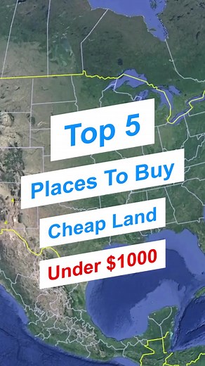 Top 5 Affordable Places to Buy Land Under $1,000