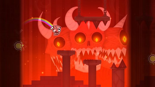 【几何冲刺. Classic】什么三头恶魔？Cursed岛第2关——Last Abyss（easy demon)