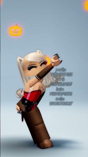 Roblox Halloween outfit codes 🎃
