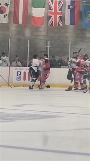 96K views · 404 reactions | NIHL fight, Solway Sharks vs Swindon Wildcats Joe Coulter vs Tyler Plews Thanks to Grant Smith | Hockey Fights UK | Facebook