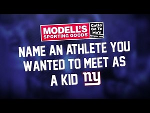 Giants Favorite Athlete with Modell's