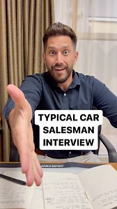How did your interview go? #carsalesman #cardealership #salesman #interviewquestions | Dealerplateguy
