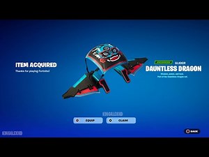 How To Get Dauntless Dragon Glider NOW FREE In Fortnite! (EASY STEPS)