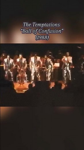 The Temptations’ psychedelic soul era was truly a sight to behold. 🌎 Performed in London, 1988