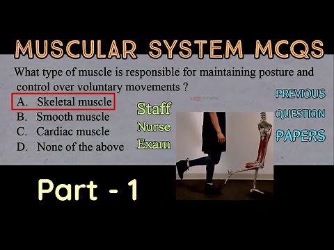 Anatomy and physiology mcq || Muscular system MCQS #anatomyandphysiologymcq