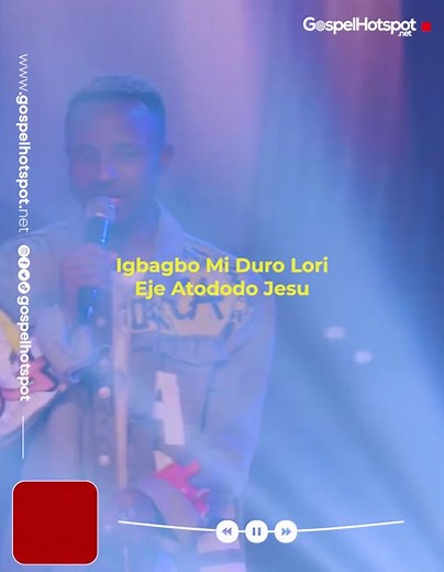 My Hope Is Built On Nothing Less Than Jesus’ Blood And Righteous - EmmaOMG & Gaise Baba #GospelHotspot #Hymn #YorubaHymn #YorubaGospel #EmmaOMG #GaiseBaba #GospelHotspotTV