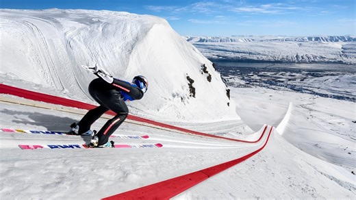 Aiming for a world record on the world's longest ever ski jump