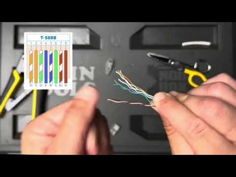How to Make a Straight-Through Ethernet Cable Using Cat 6 ✅