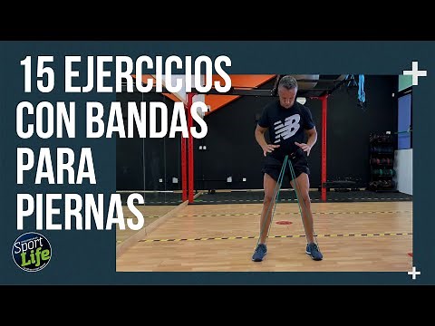 ⭕ 15 ejercicios para PIERNAS con BANDA ELÁSTICA | SPORT LIFE