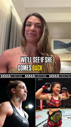#UFC321's Mackenzie Dern admits she may not have been ready to face Zhang Weili before Zhang moved up to flyweight, but a title win on Saturday changes that. 👀 | MMA Fighting