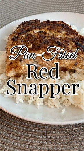 Fresh red snapper really doesn’t need much — and this proves it. 🐟✨ After deep sea fishing and bringing home a ton of beautiful red snapper, this was the very first way I cooked it. Simple seasonings, a little butter, and a hot pan were all it took to make the most tender, flaky fish. The real MVP though? My son-in-law. 🙌 He took the time to clean, portion, and package all the fish so it went straight into my freezer, ready for easy meals like this anytime. Fresh fish simple prep = dinners tha