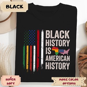 Black History is American History T-shirt – Afrocentric Pride Comfort Colors® Unisex Shirt - Etsy