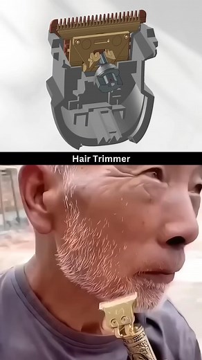 Inside working mechanism of Hair trimmer ✅ #trimmer #cad #solidworks #freedesign #hair #trending | Technology Engineering | Facebook