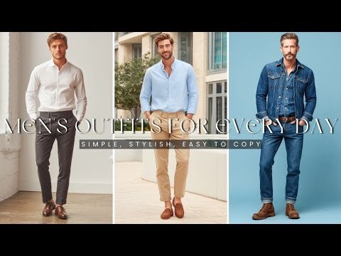 20 Outfit Ideas Men Can Wear Every Day | Men’s fashion