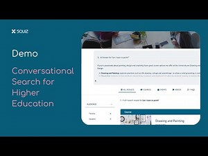 Conversational Search for Higher Education