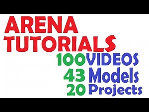 Arena Simulation Tutorials / Arena Video Tutorial videos /100 Videos + 43 Arena Models + 20 Projects