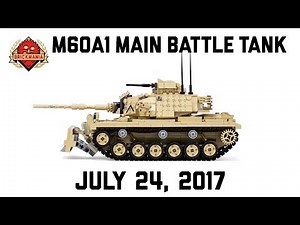 M60A1 Main Battle Tank - Custom Military Lego
