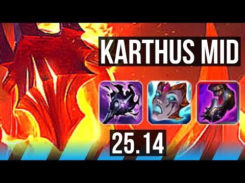 KARTHUS vs AKALI (MID) | Quadra, Dominating | KR Master | 25.14