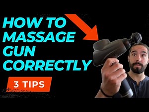 3 tips to use the Massage Gun PROPERLY