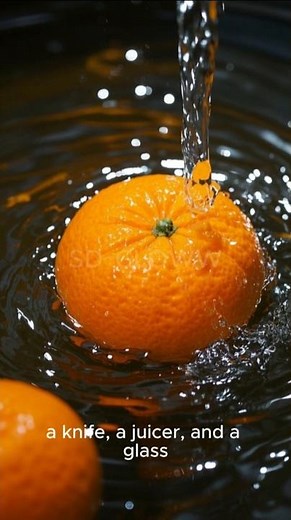 Easy Recipe for Homemade Orange Juice #juice #fruit #cooking #food #healthy #shorts #viral #trending