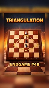 Triangulation in Chess – The Endgame Technique You Need! Take your chess game to the next level with triangulation, a powerful endgame strategy. Learn to leverage triangular king movements and force your opponents into zugzwang, increasing your chances of winning. Perfect for players looking to improve their endgame expertise! #chess #chesstactics #reels | B4 Bibin