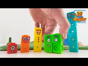 Learn Numbers 1-5 with Numberblocks | Low Stim Toy Learning for Toddlers.