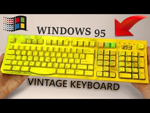 Yellowed Keyboard Restoration - Yellowed Plastic Retrobright - ASMR