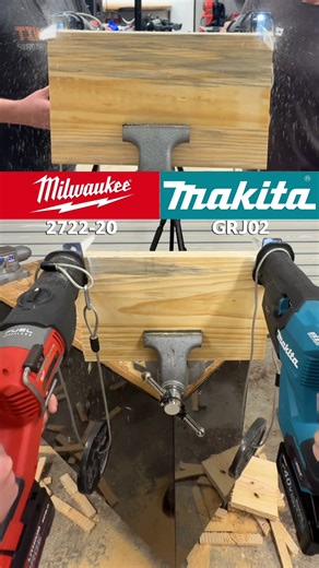 Milwaukee and Makita are off to the races in this reciprocating saw speed test! Who takes home the gold? #powertools | Pro Tool Reviews