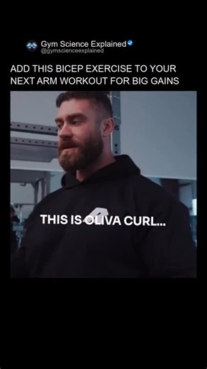 Gym Science Explained | Think your biceps are fully contracted at eye level? This Oliva curl shows you’re leaving serious gains on the table if you aren’t getting... | Instagram