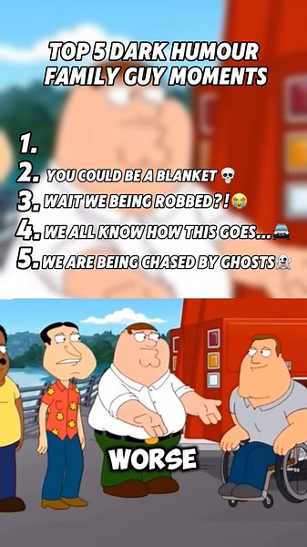 Top 5 Dark Humor Moments in Family Guy