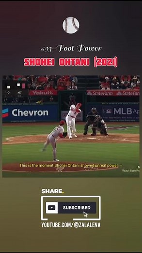Shohei Ohtani — 493-Foot Home Run vs Royals (2021)