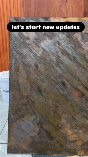 Sain tech designing walls on Instagram: "I will always be updated #Home #rusteffect #rust #drust #texturepainting"