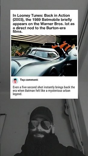 The 1989 Batmobile Cameos in Looney Tunes Back in Action