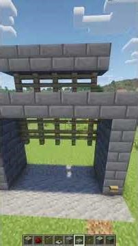 Minecraft CASTLE GATE Tutorial