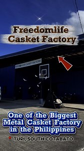 14K views · 348 reactions | Freedomlife Casket Factory one of the biggest Metal casket Factory in the Philippines located at Tupi, South Cotabato. | Sandro Mollien Camit | Facebook