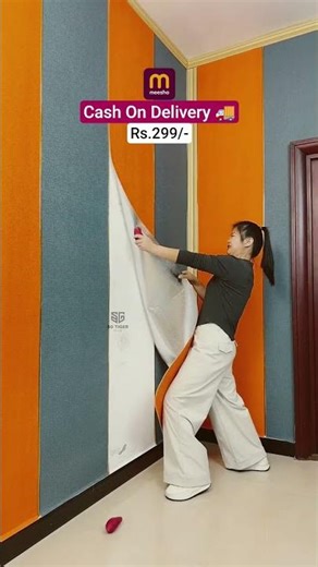 Waterproof Decorative Wallpaper | Easy Install Foam Wall Sticker #flipkart #shortsvideo #