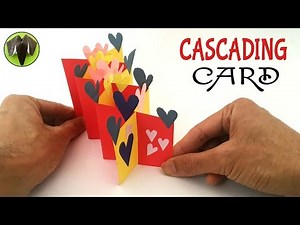 Cascading Card | Greeting Card | Scrap Book" - Heart | Valentine theme ❤️🙏💕