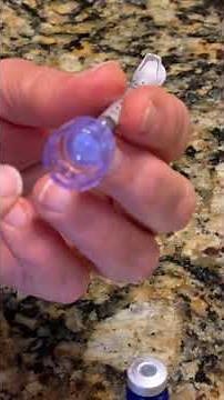 Using vial adapter in practical use